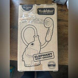 Baby elephant shower